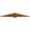 Ekena Millwork Eugene Rough Sawn Timber Gable Bracket, Western Red Cedar, 48"W x 8"H x 2"D x 6"F, 4/12 Pitch GBW048X08X0206EUG00RWR - alternate 4
